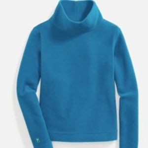 Dudley Stephens Greenpoint Turtleneck in Vello Fleece, Celestial Blue
